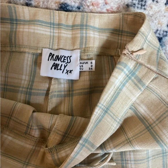 Princess Polly Plaid Flare Pants - Picture 4 of 5